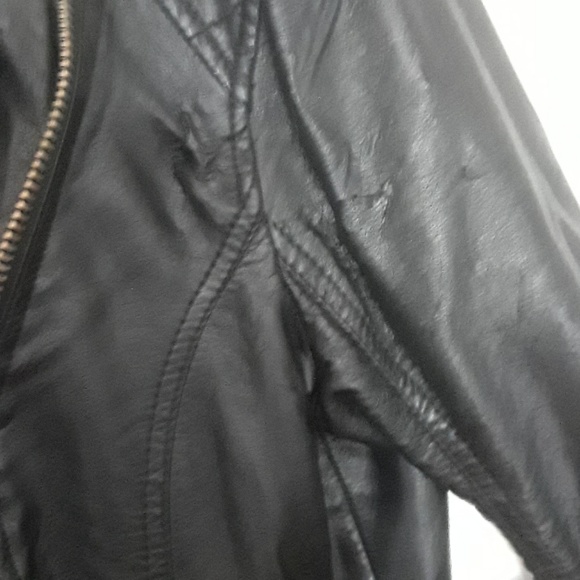 ABERCROMBIE AND FITCH Faux Leather Jacket - Picture 6 of 7